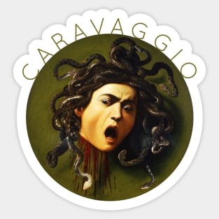 Caravaggio - Head of Gorgona Sticker